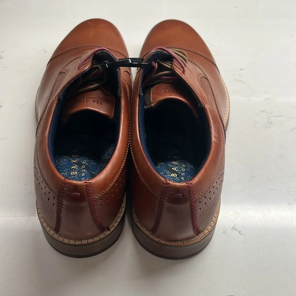 Ted Baker Men's Tan‎ Quidion Oxford Shoe Size 10 New